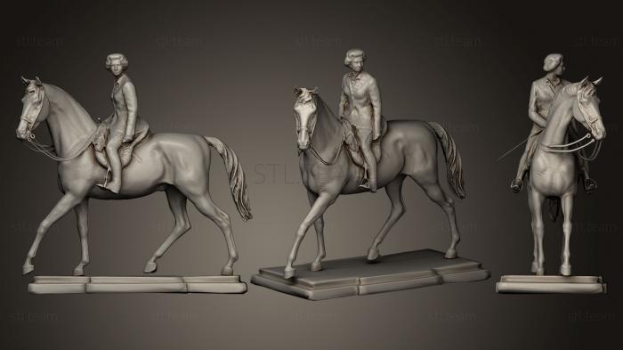3D model Queen Elizabeth (STL)